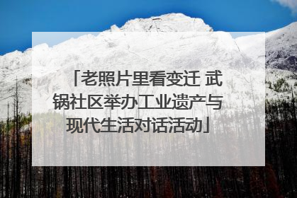 老照片里看变迁 武锅社区举办工业遗产与现代生活对话活动