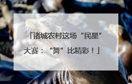 诸城农村这场“民星”大赛：“舞”比精彩！