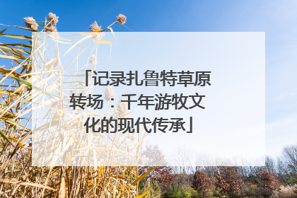 记录扎鲁特草原转场：千年游牧文化的现代传承