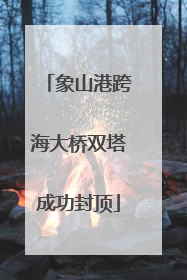 象山港跨海大桥双塔成功封顶