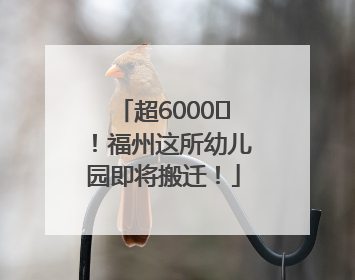 超6000㎡！福州这所幼儿园即将搬迁！