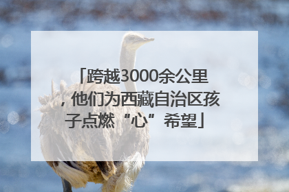 跨越3000余公里，他们为西藏自治区孩子点燃“心”希望