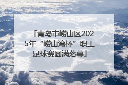 青岛市崂山区2025年“崂山湾杯”职工足球赛圆满落幕