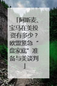 阿斯麦、宝马在美投资有多少？欧盟紧急“盘家底”准备与美谈判