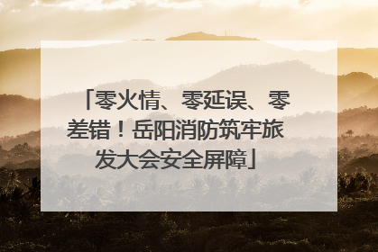 零火情、零延误、零差错！岳阳消防筑牢旅发大会安全屏障