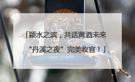 颍水之滨，共话黄酒未来 “丹溪之夜”完美收官！