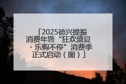 2025德兴提振消费年暨“狂欢盛夏・乐购不停”消费季正式启动（图）