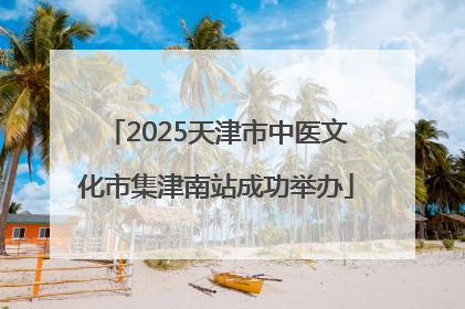 2025天津市中医文化市集津南站成功举办