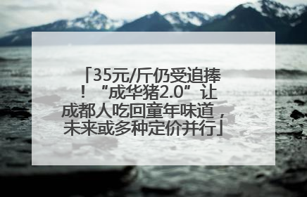 35元/斤仍受追捧！“成华猪2.0”让成都人吃回童年味道，未来或多种定价并行